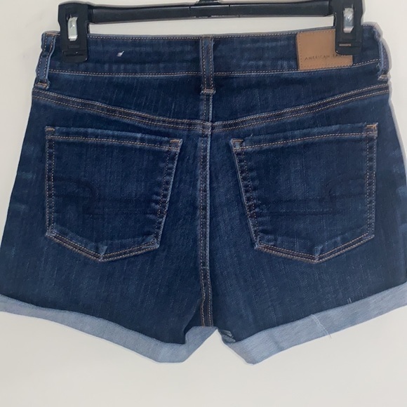 American‎ Eagle High Waist Shortie Jean Shorts - Picture 2 of 4
